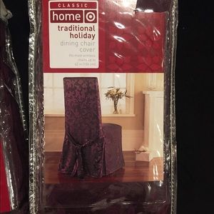 Purple chair covers - new